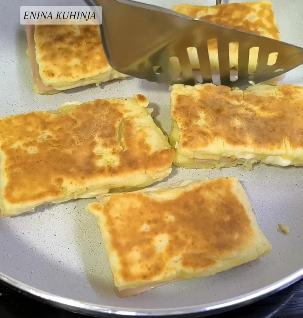 Enina Kuhinja - Punjene Lepinje - Prženje