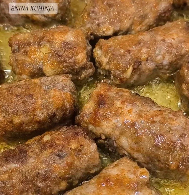 Enina Kuhinja - Ćevapi i balon lepinje - Prženje