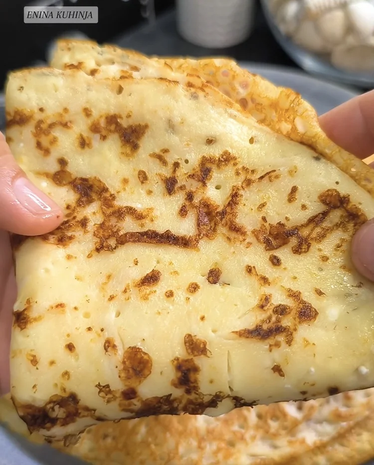 Enina Kuhinja - Slane palacinke - Serviranje i uživanje