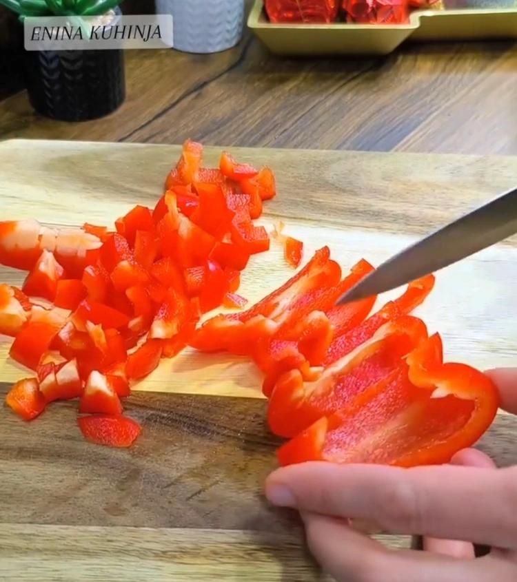 Enina Kuhinja - Posna kukuruzna pita - Priprema sastojaka