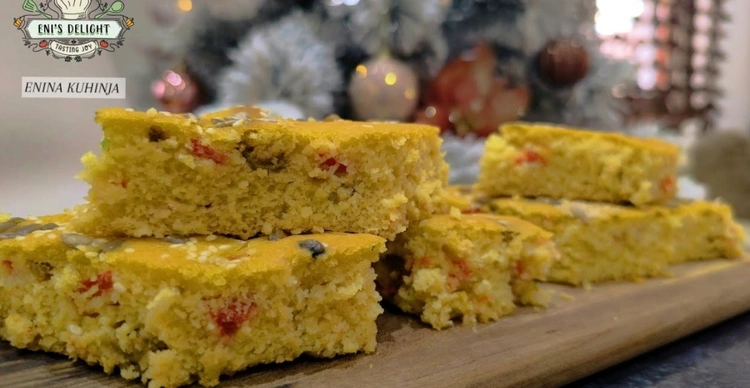 Enina Kuhinja - Posna kukuruzna pita