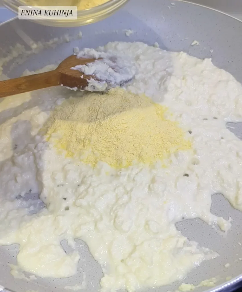 Enina Kuhinja - Belmuz - Dodavanje kukuruznog brasna