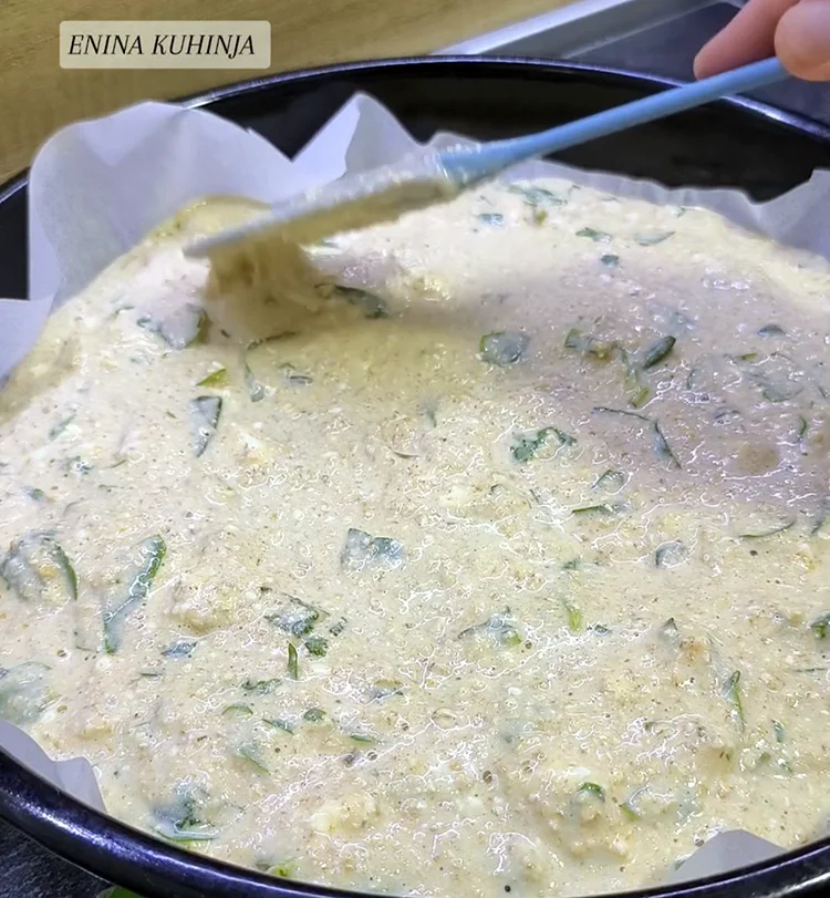 Enina kuhinja - Pita sa ovsenim pahuljicama - Pečenje pite