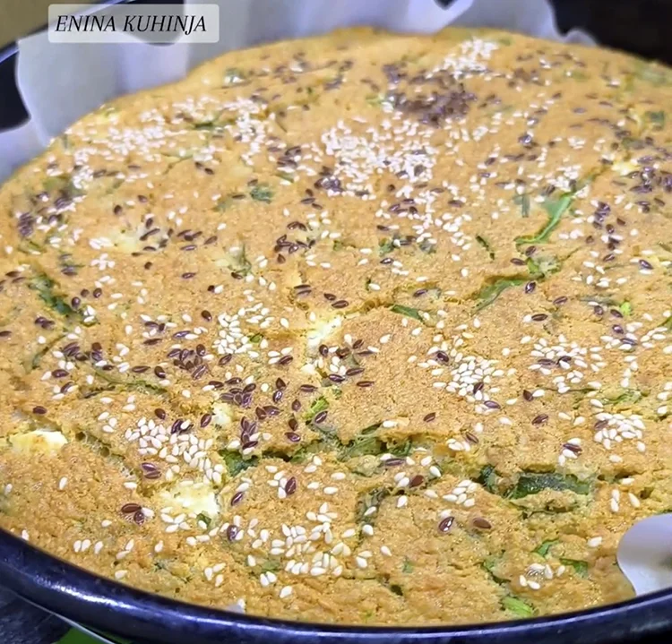 7 - Enina kuhinja - Pita sa ovsenim pahuljicama - Pečenje pite