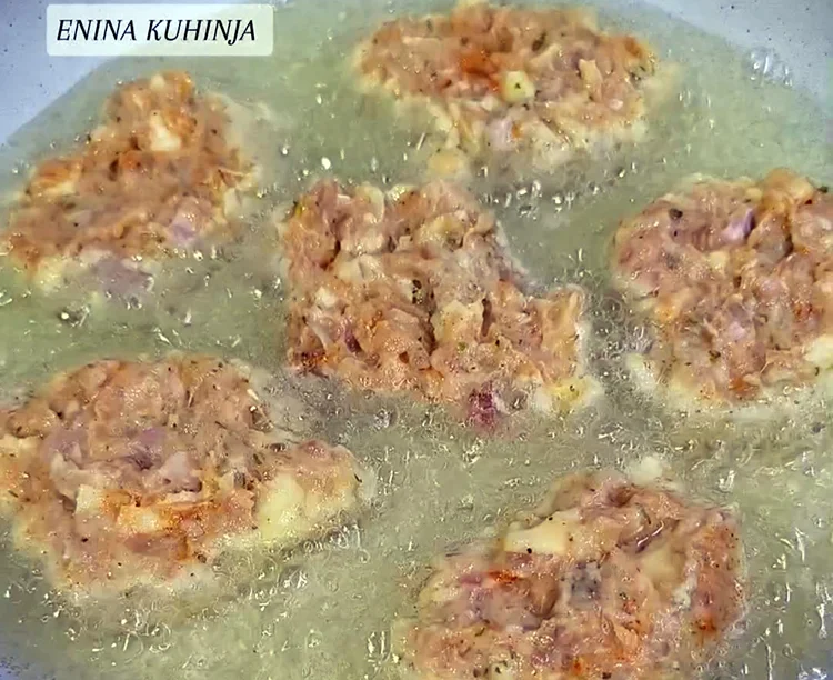 Enina Kuhinja - Brzi ustipci od mlevenog mesa - Prženje uštipaka
