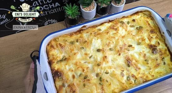 Enina Kuhinja - Zapecene makarone sa sirom