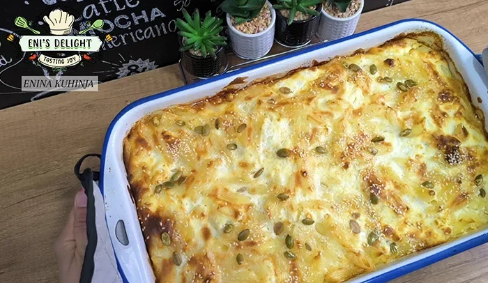 Enina Kuhinja - Zapecene makarone sa sirom