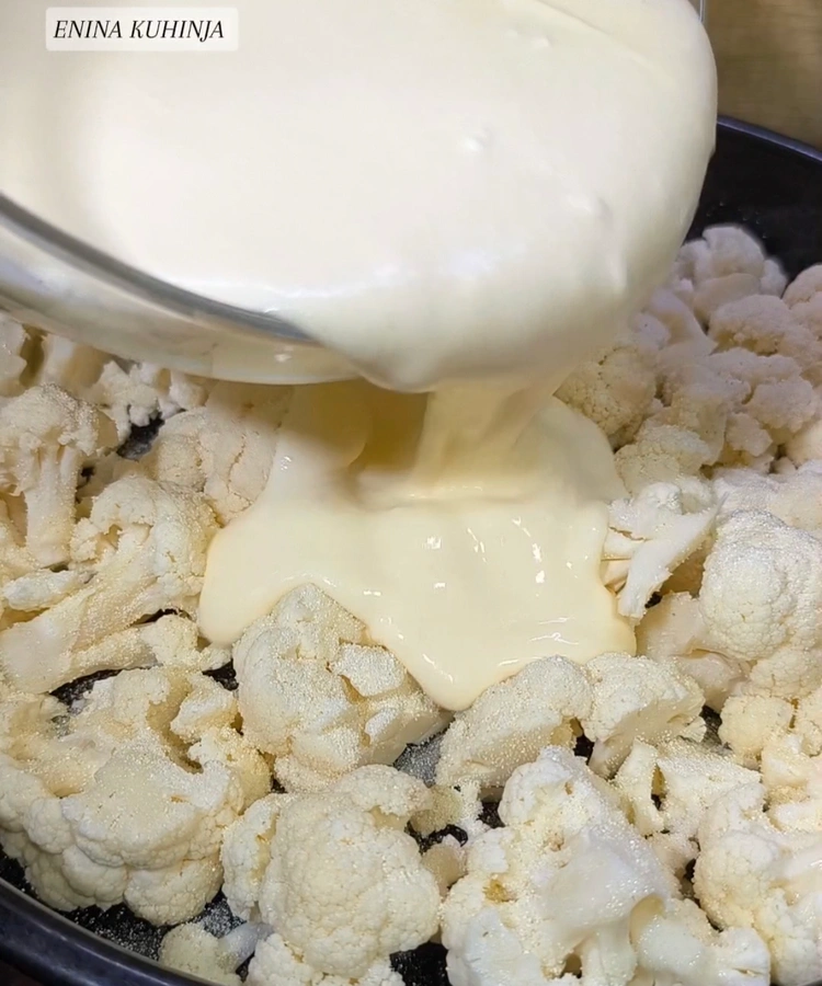 Enina Kuhinja - Zapečeni karfiol u rerni - Slaganje