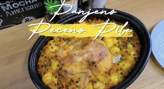 Punjeno peceno pile - Enina Kuhinja