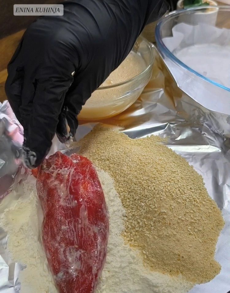 Enina Kuhinja - Pohovane paprike iz rerne - Priprema sastojaka