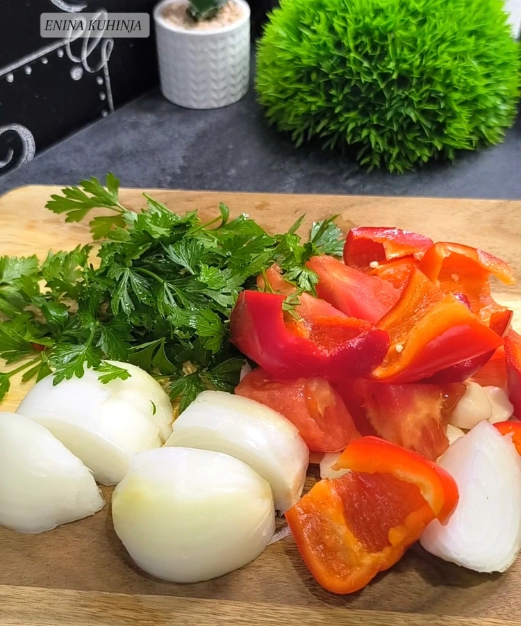 Enina Kuhinja - Šiš ćevap - Priprema sastojaka