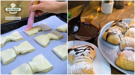 Enina Kuhinja - Dekorativno lisnato pecivo punjeno kremom