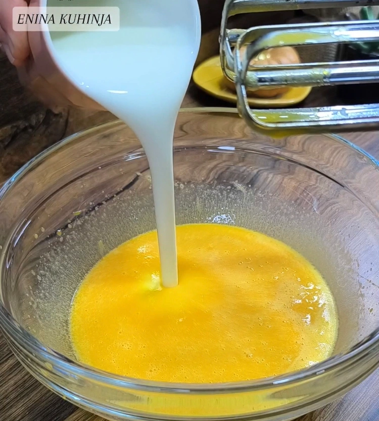 Enina Kuhinja - Slana Torta u slojevima - Priprema sastojaka