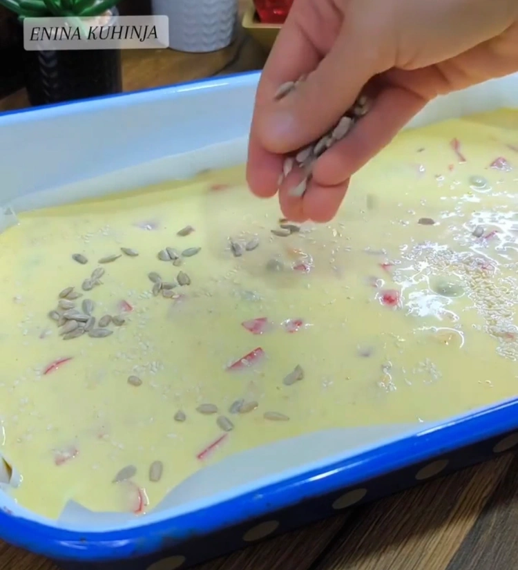 Enina Kuhinja - Posna kukuruzna pita - Pečenje