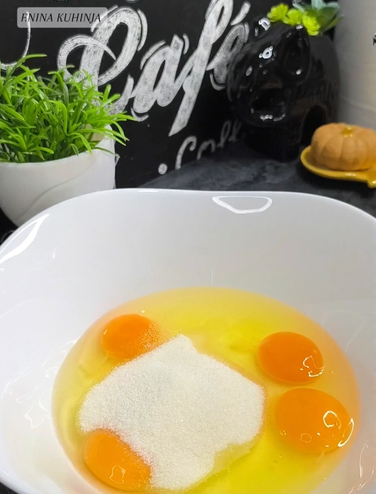 Enina Kuhinja - Frizerski kolač - Priprema smese