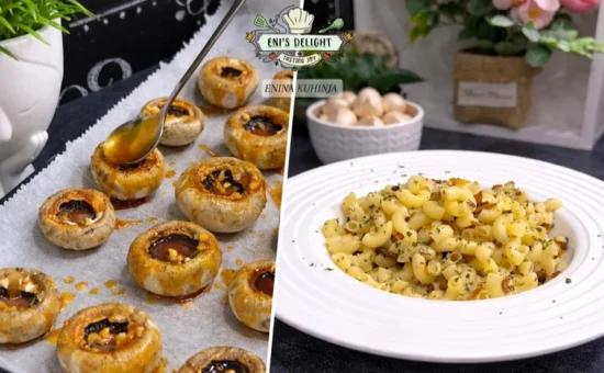 Enina Kuhinja - Šampinjoni sa belim lukom