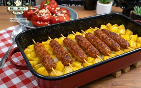 Enina Kuhinja - Šiš ćevapi iz rerne 2