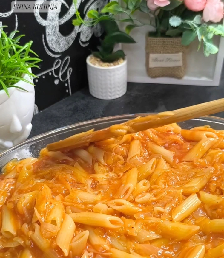 5 – Enina Kuhinja – Posne makarone – Pečenje u rerni Enina Kuhinja - Posne makarone - Pečenje u rerni