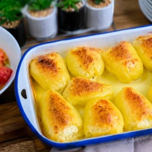 Enina Kuhinja - Zapečene paprike sa sirom i jajima