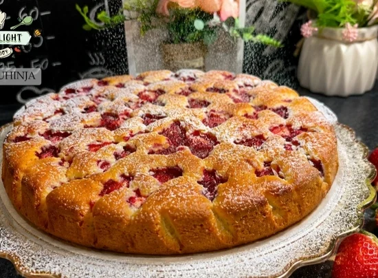Enina Kuhinja - Žuti kolač sa višnjama
