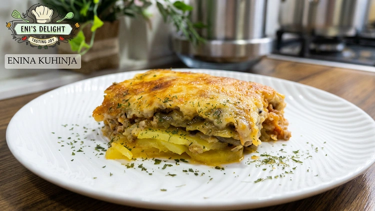 Enina Kuhinja - Musaka sa krompirom i patlidžanom