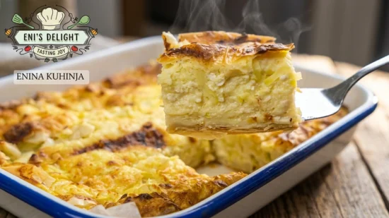 Enina Kuhinja- Sočna pita sa sirom i tikvicama